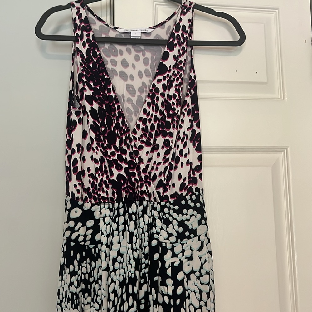 DVF size 2 animal print